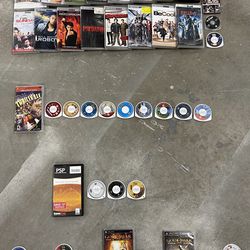 PSP Games and Movies/Shows (Prices in the Description)