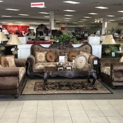 Victorian Sofa Loveseat 