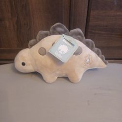 New! Bellzi Stuffed Animal Plush  Beige Steggi The Stegodaurus
