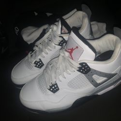 Jordan 4s White Cement 