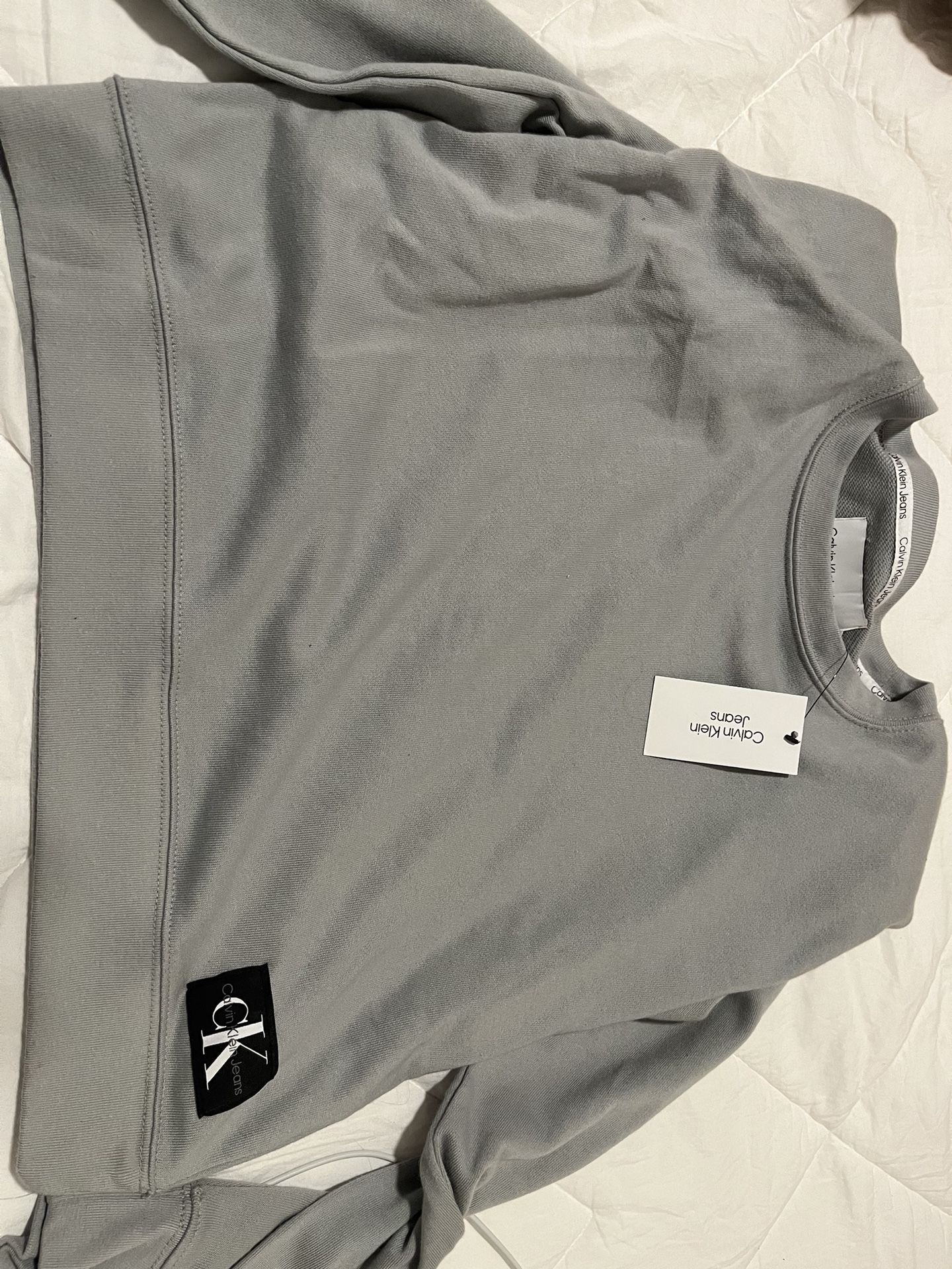 Gray Calvin Klein Sweatshirt