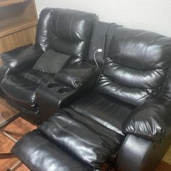 Nice Two Chair Recliner 