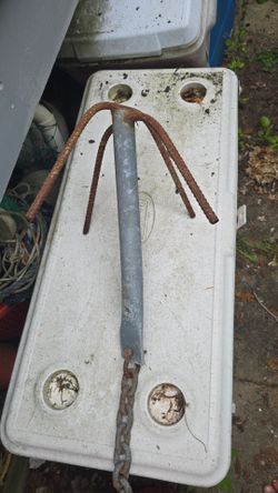 Grappling hook anchor with chain