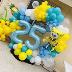 Balloon Garland SpongeBob 