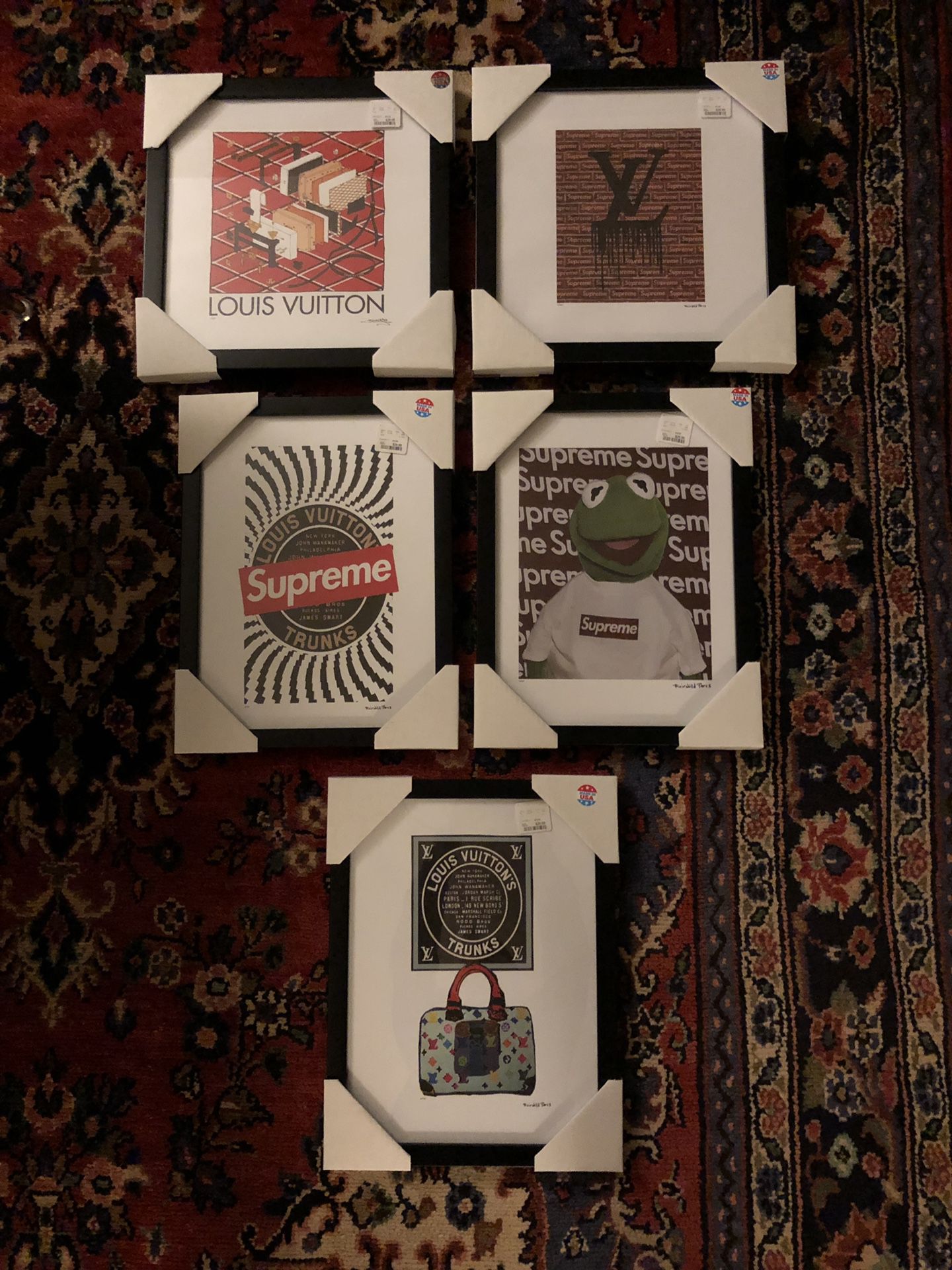 Supreme x Louis Vuitton (Fairchild Paris framed prints, limited by number)  for Sale in Issaquah, WA - OfferUp