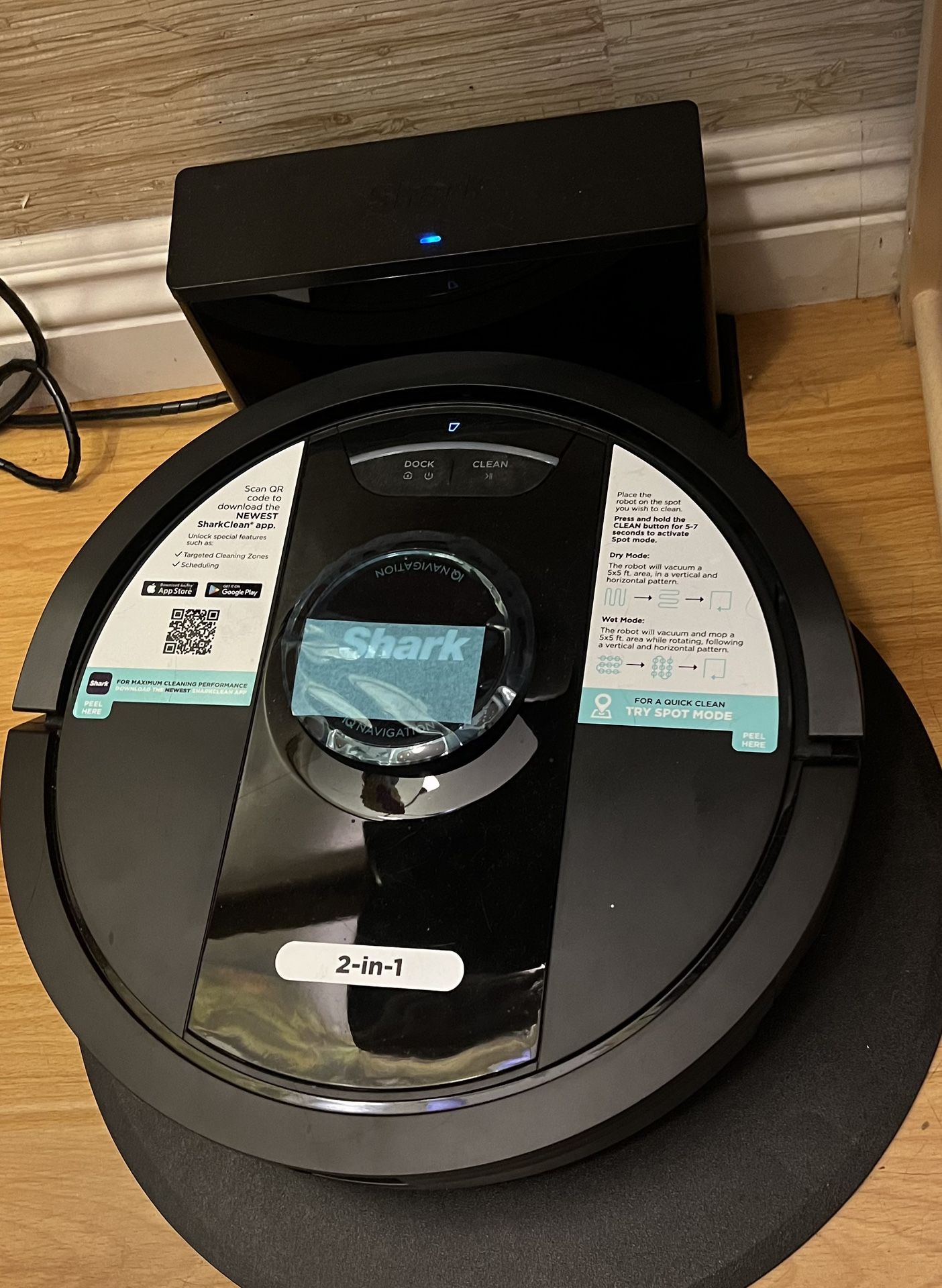 Brand Shark reboot Vacuum- New A- Shark 2 In 1 Inside A Box