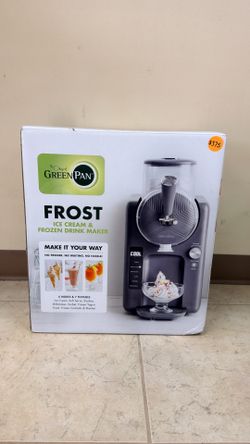 GREEN PAN FROST ICE CREAM & FROZEN DRINK MAKER