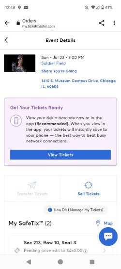 Beyonce Jul 23rd Sec 213 Row 10