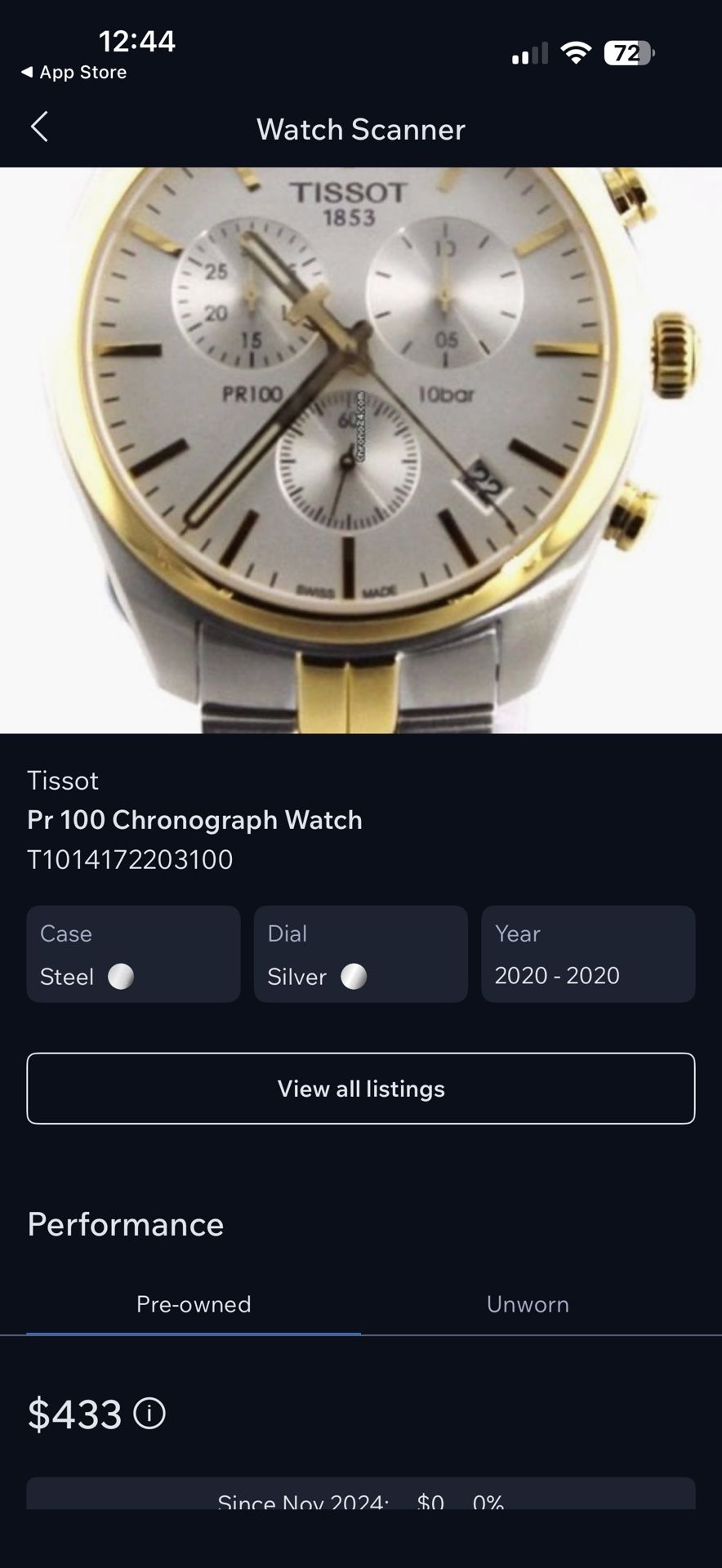 Tissot PR 100 Chronograph