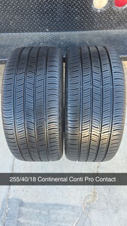 255/40/18 Continental Conti Pro Contact