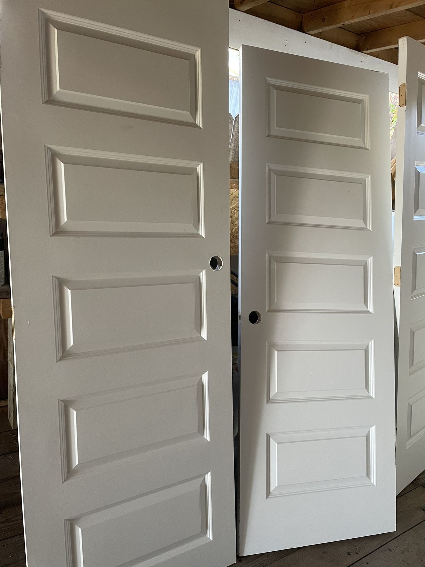 New Doors NOT FRAME!! Total 8 Doors ….. Also 3 Frame Doors Panels The Price Is Not Included