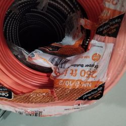 Awg Wire Clad Cable, Romex Wire, 10/2 And 12/2 - 250 Ft Rolls