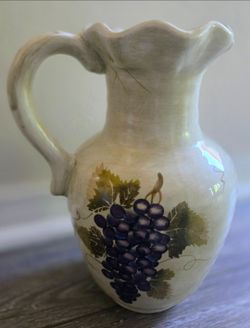 Grapevine Pitcher