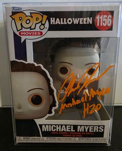 Funko Pop! Movies Halloween Michael Myers #1156 Signed by Chris Durand with COA