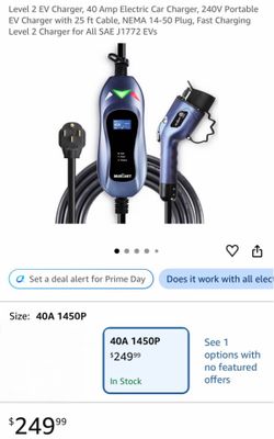 Portable Tesla charger.