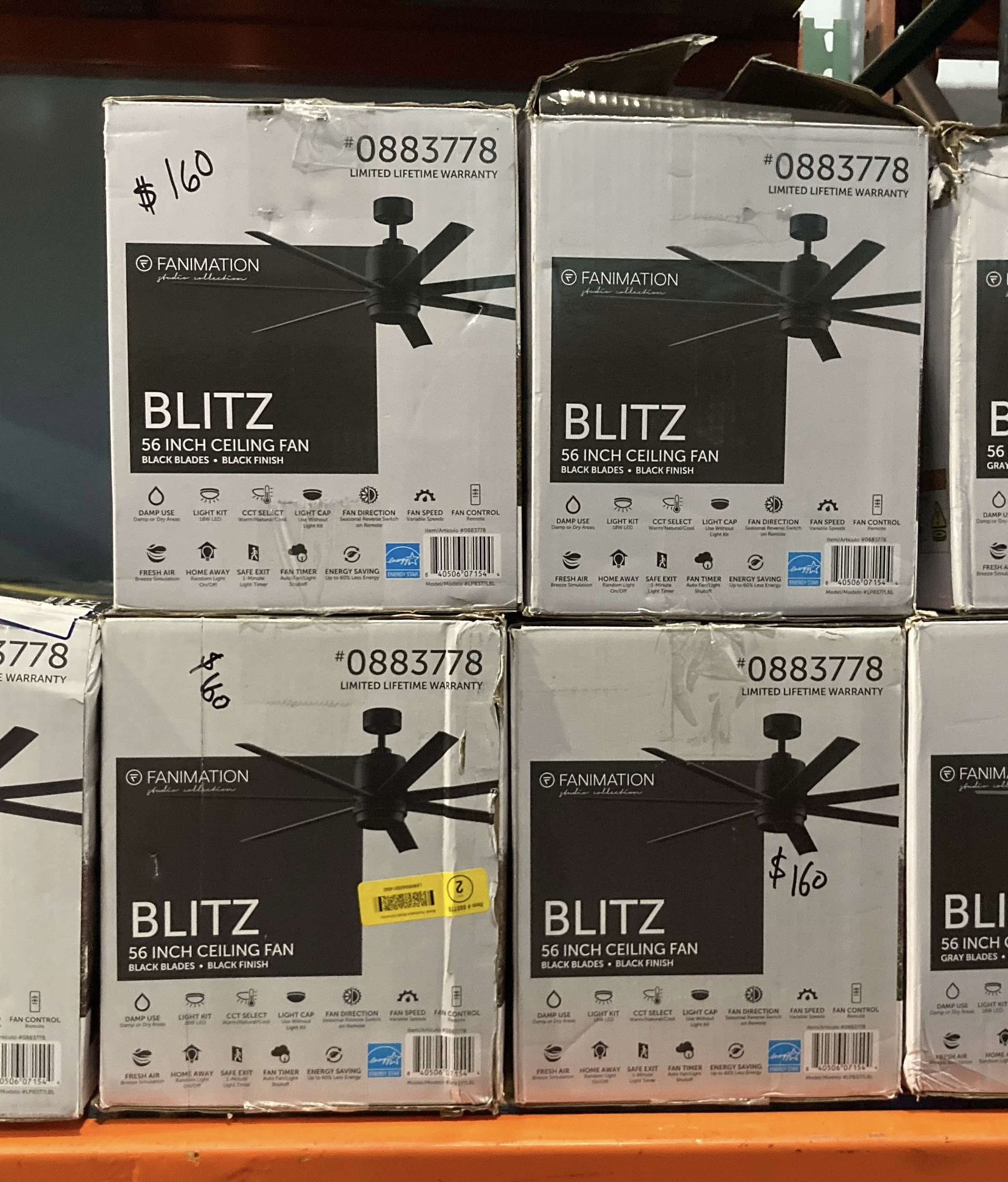 56in Ceiling Fan - Blitz