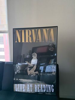 Nirvana Live at Reading Poster
