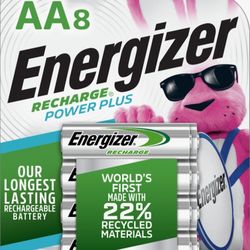 Energizer Rechargeable AA 8PK