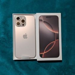 Brand New iPhone 16 Pro Max in Desert Titanium