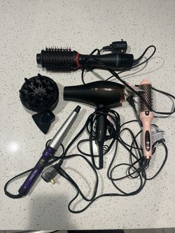 Hair Products - Revlon, Bed Head, Conair, and Wavytalk