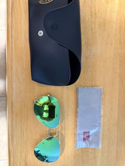Ray Ban Polarized Sunglasses Green Lens