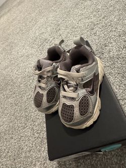 Toddler Sneakers Gray Velcro Athletic Shoes
