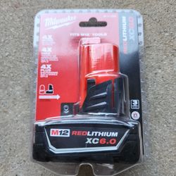 Milwaukee M12 6.0 6 XC Battery 
