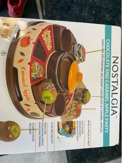 Nostalgia chocolate and caramel lazy Susan party