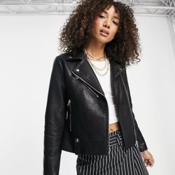 Topshop vegan hotsell leather jacket