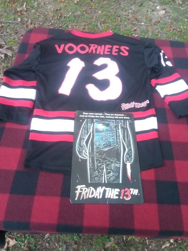 Friday The 13th. Voorhees Jersey , Or Friday 13th Sign.