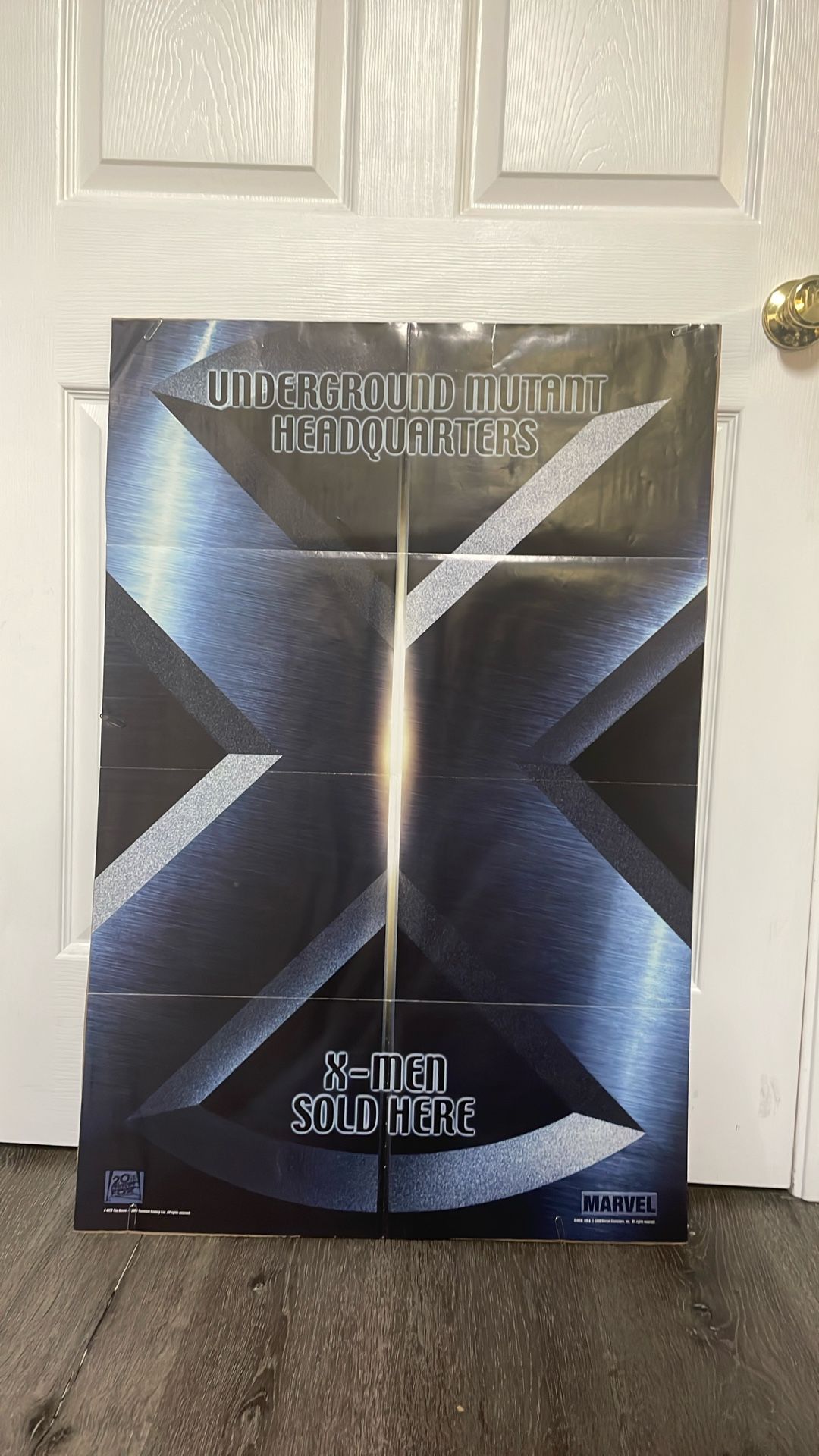Marvel X-men Sold Here Poster