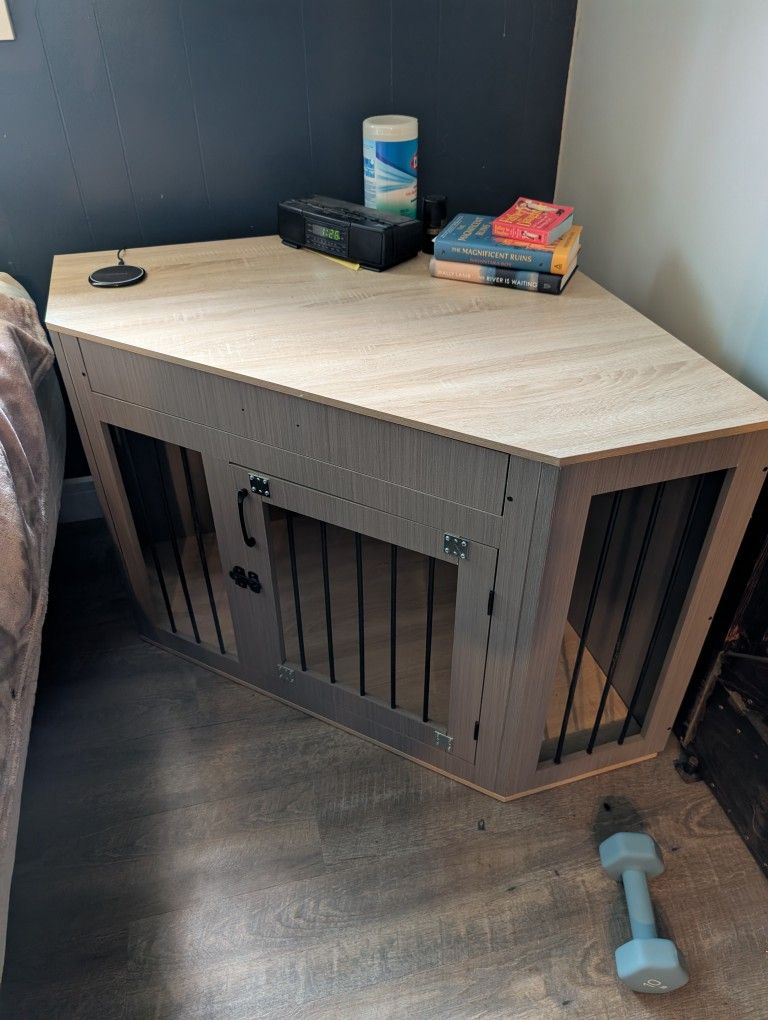 Dog Crate Side Table