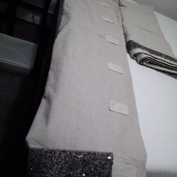 Bellas Cortinas Forradas  con Bello Diseño Casi Nuevas.