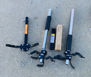 Single Bike Rack & 2" to 1-1/4" Hitch Adaptor 