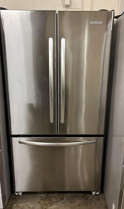 KitchenAid 3 Door Stainless Refrigerator
