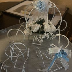 Quinceañera Brindis + Center Pieces Cinderella Theme