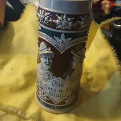 Old Collectible German Mug Stein