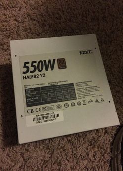 NZXT 550w computer power supply