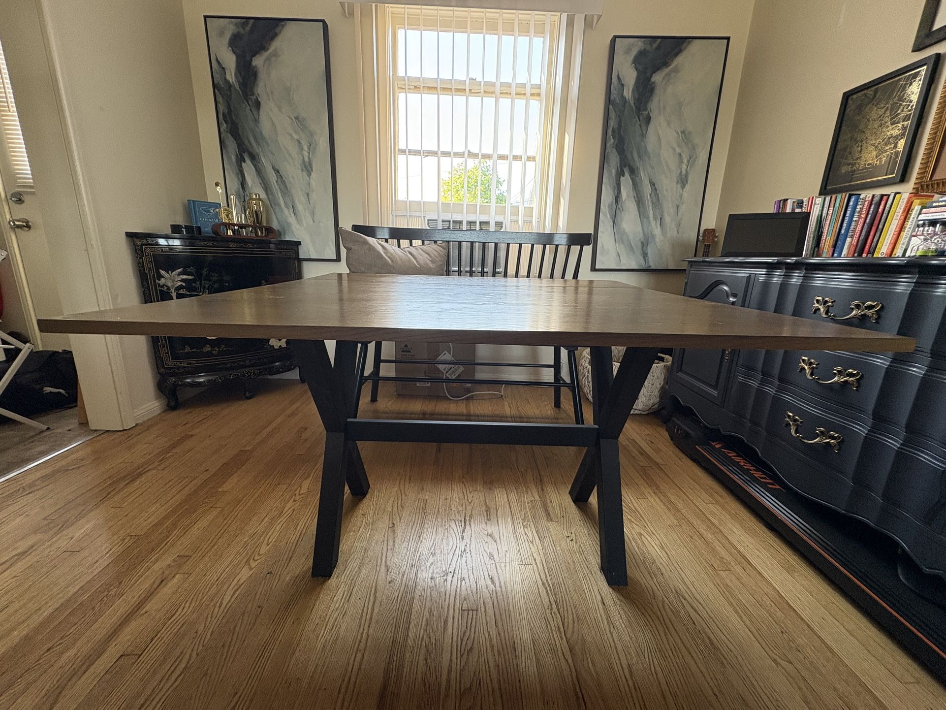 Dining Table Or Console Table With Drop Leaf