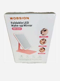 Wobsin Foldable LED Makeup Mirror – BM-2219
