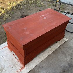 Wooden chest