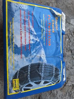 Cadenas Para Andar En La Nieve..