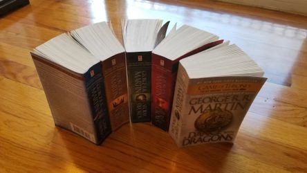 Game of Thrones, George R. R. Martin, 5 Book Set Mass Market