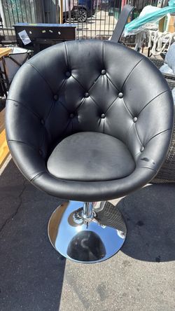 Costway 1PC Adjustable Modern Swivel Round Tufted Back