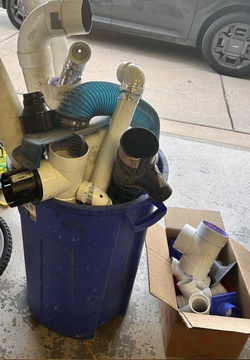 PVC Pipe Fittings and Flex Hose Lot