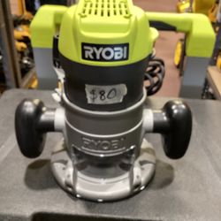Ryobi Corded Fixed Base Router $80