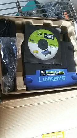 Linksys wireless router