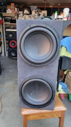 12inch Subs arc audio 700 watts each