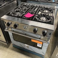 Viking 30 Inch Stainless Steel Stove 