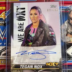 WWE NXT Tegan Nox Auto